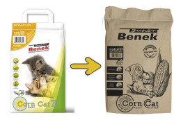 Super Benek Corn Cat кукурузный, 35л
