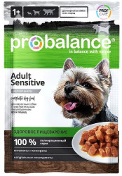 Пресервы ProBalance Dog Adult Sensitive, 85г × 25шт