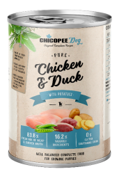 Chicopee Junior (Курица, утка с картофелем), 800г × 6шт