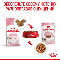 Royal Canin Kitten Gravy кусочки в соусе, 85г х 12шт- фото7