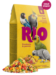 RIO Гурмэ корм для средних и крупных попугаев 250г