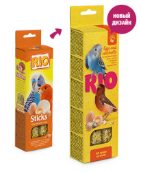 RIO Sticks для всех видов птиц (Яйцо, ракушечник), 2х40 гр